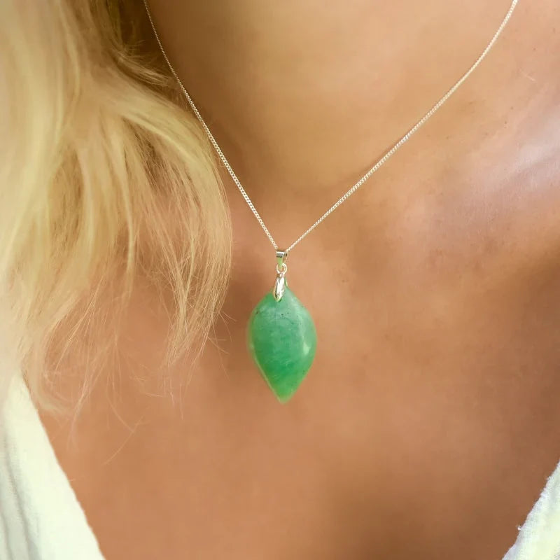 Pendentif Amazonite verte