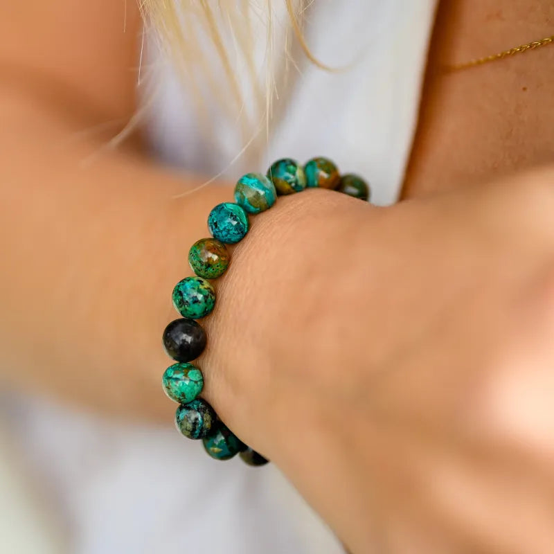 Bracelet Chrysocolle 8mm