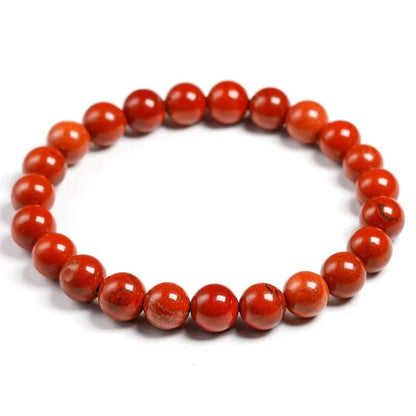 Bracelet Jaspe Rouge 8MM