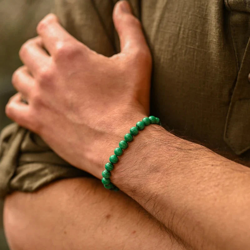 Bracelet Malachite 6MM