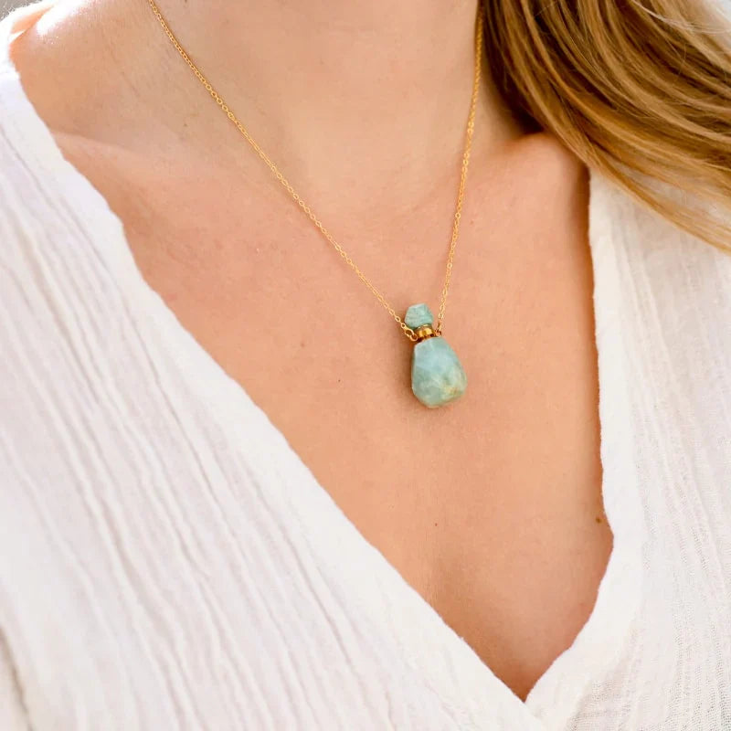 Collier Amazonite  Fiole