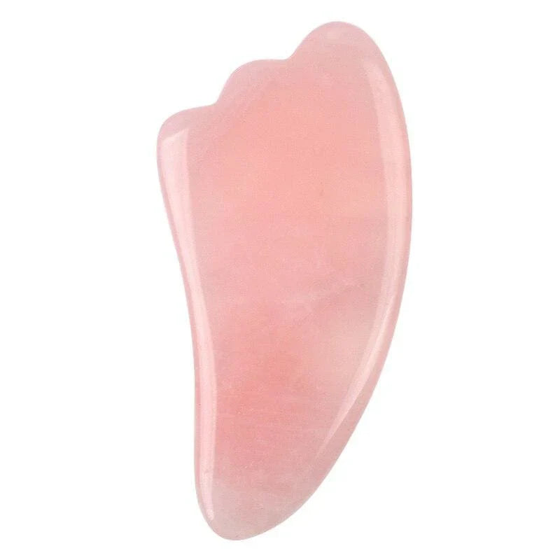 Gua Sha visage en Quartz Rose