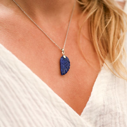 pendentif Lapis Lazuli &quot; Aile d&