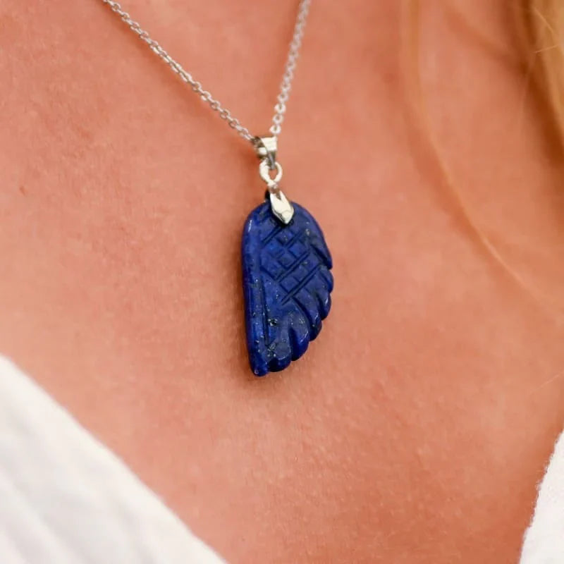 pendentif Lapis Lazuli &quot; Aile d&