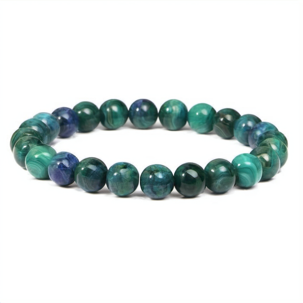 Bracelet Azurite Malachite 8mm