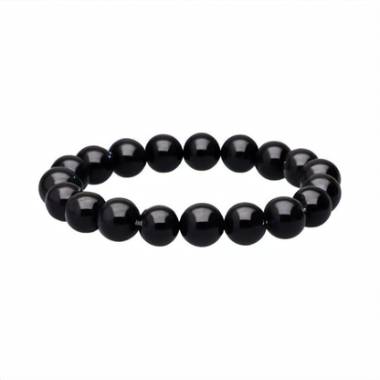 Bracelet Perles Tourmaline noire