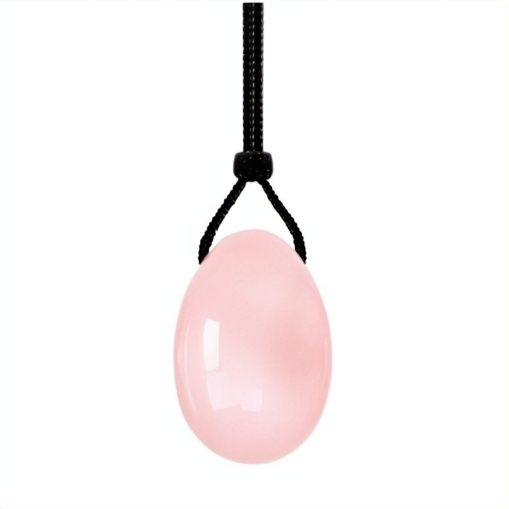 Oeuf de yoni en Quartz Rose